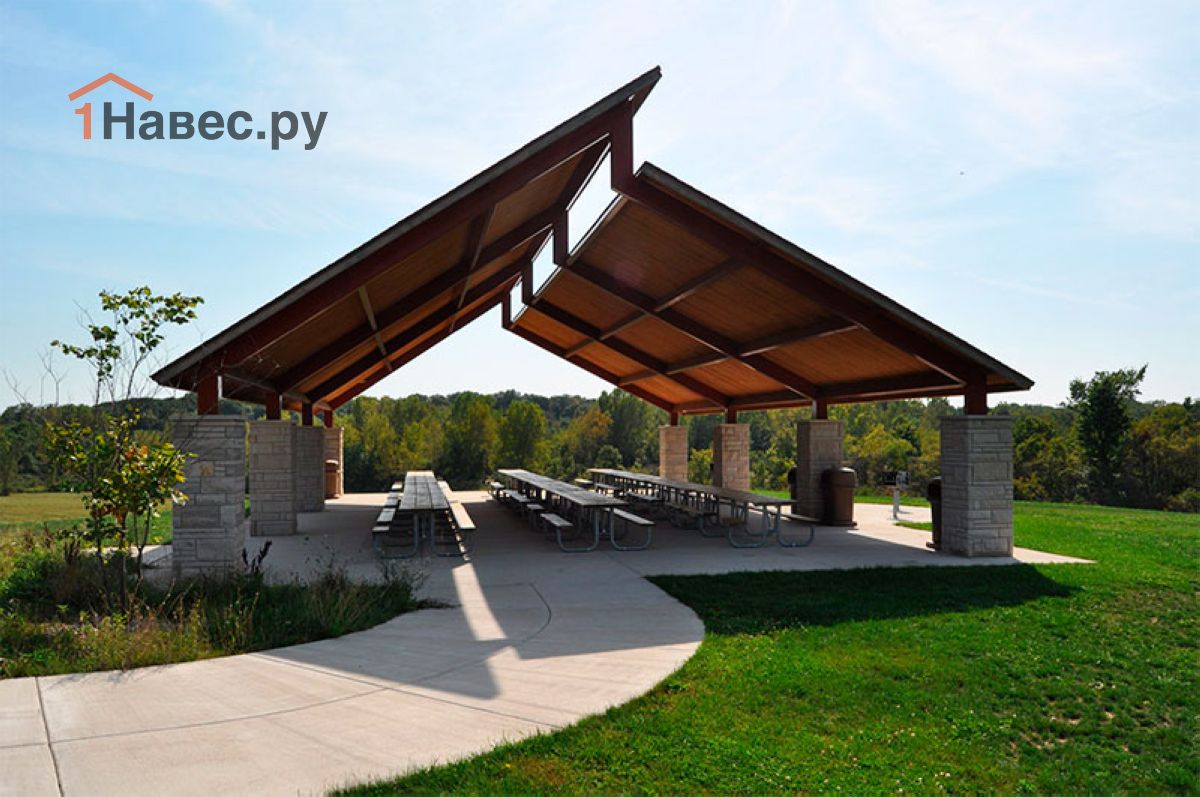 Навес из поликарбоната